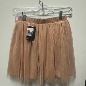 Urban outfitters Elegant Tan Tulle Skirt
